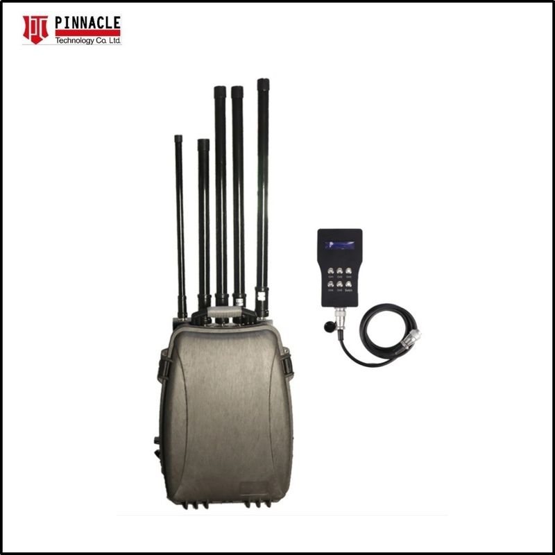 Phạm vi đầy đủ VHF UHF điều khiển từ xa túi xách túi xách tín hiệu Jammer 2G 3G 4G 5G