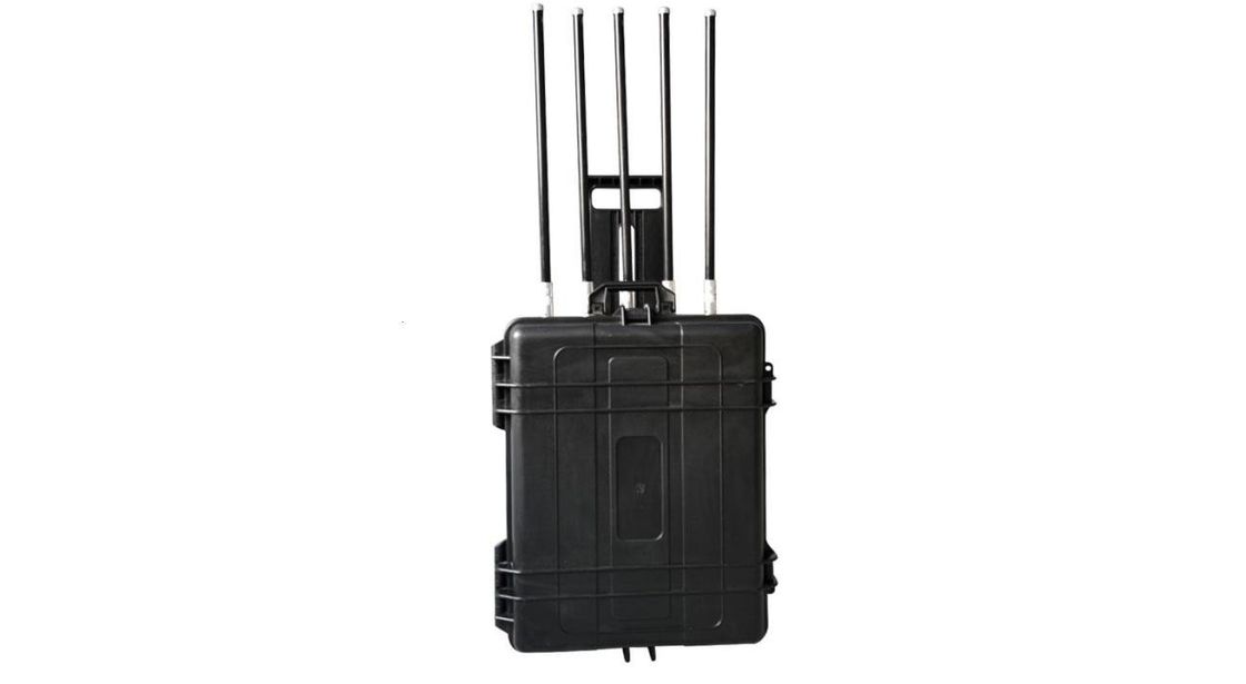 Thiết bị chặn nhận điện thoại di động có thể di chuyển WIFI VHF UHF với điều khiển LAN