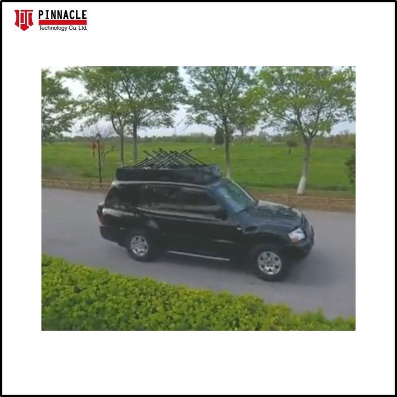 Lcd Control Turn On/Off Jammer Chiếc xe mang theo máy đánh bom với ăng-ten Omni tùy chỉnh xe và máy phát điện 10KW