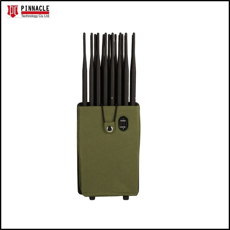 RF Lojack Máy chặn tín hiệu GPS cầm tay 868mhz Điện thoại di động Jammers 21 ăng-ten
