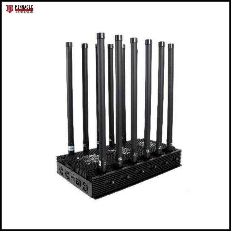 Máy tính để bàn 300W Điện thoại di động 2G / 3G / 4G / 5G WIFI Phòng họp hội nghị Khối nhiễu tín hiệu