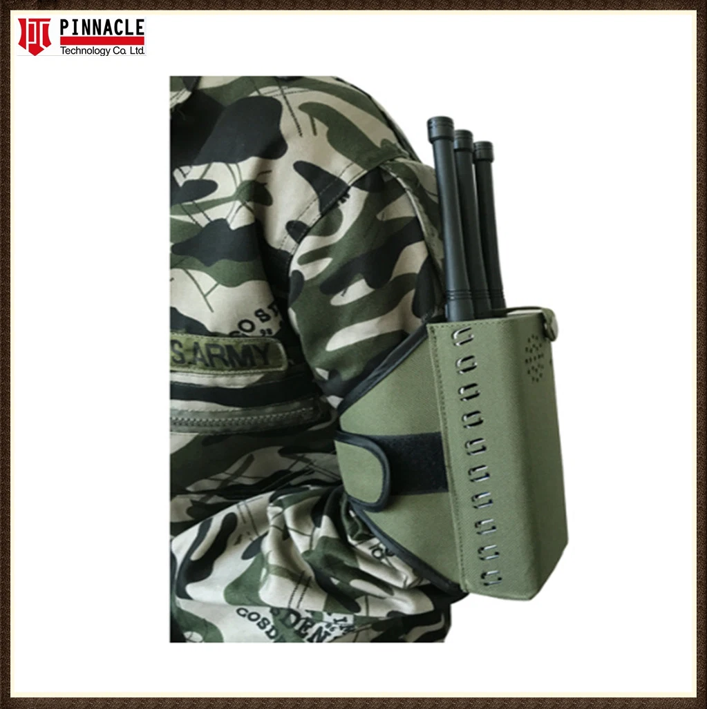 3 Antennas Pocket Size Remote Control Signal Jammer for Jamming 315MHz/433MHz/868MHz with 10W