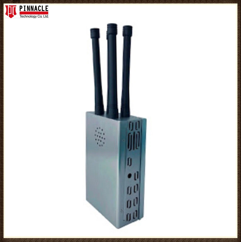 30W Power Handheld 4 Antennas Remote Control GPS L1 ~ L5 Signal Jammer