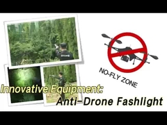 Hình dạng súng 8 tần số UAV / Drone Jammer pin nội bộ lên đến 1,5km
